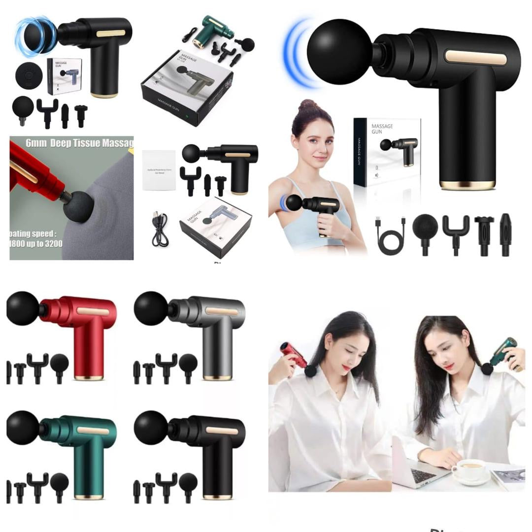 Pistolet de Massage Musculaire – Soulagez vos douleurs instantanément ! 🔥